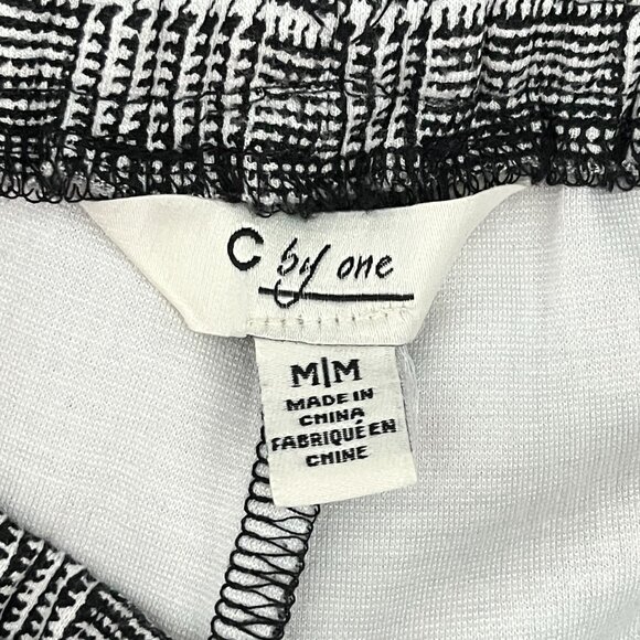 Jogger Style Dress Pants (2 pairs) Black/White Checked & Brown/Beige Tartan (M) - Picture 7 of 15